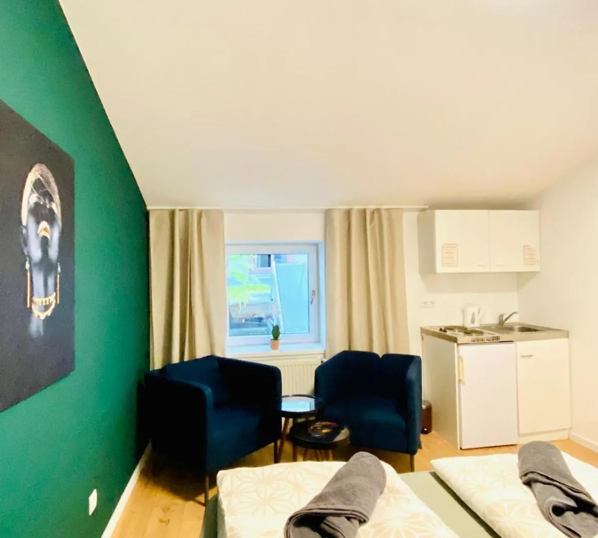 8 Fully Equipped Studio Shared Apt W Terrace Margareten Vídeň 0*,