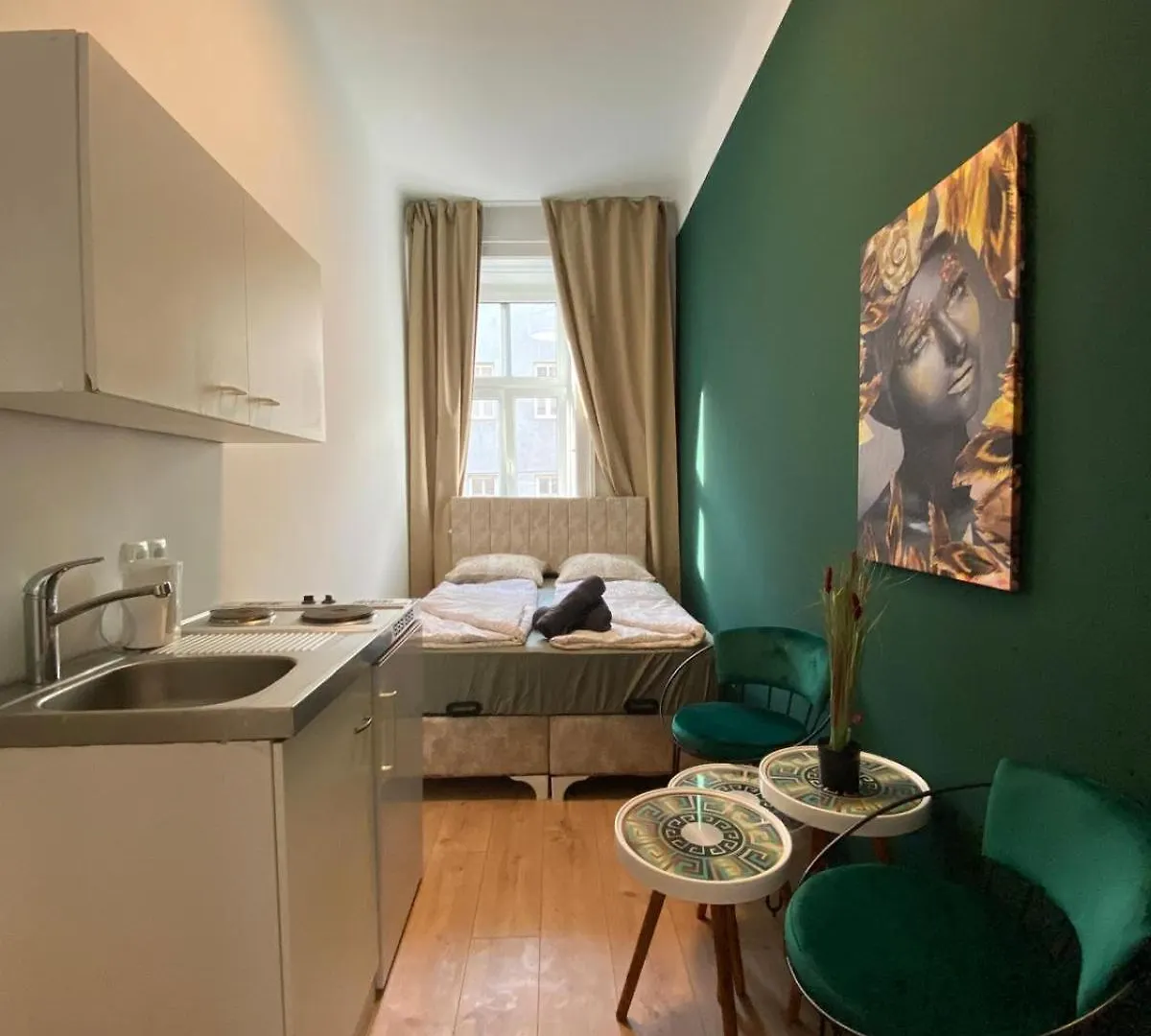 8 Fully Equipped Studio Shared Apt W Terrace Margareten Vídeň Rakousko