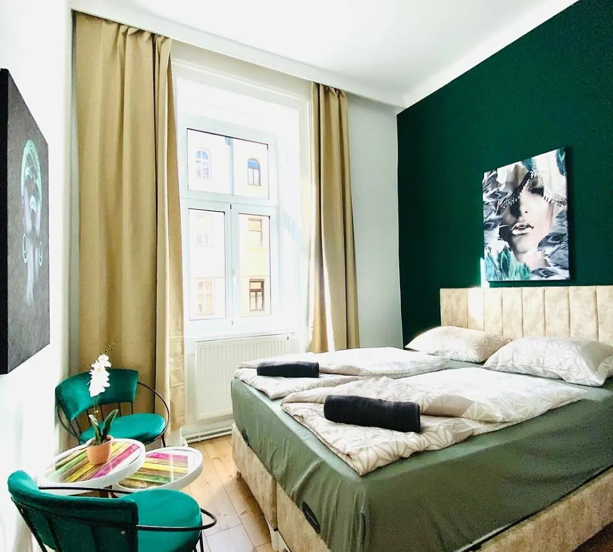 8 Fully Equipped Studio Shared Apt W Terrace Margareten Vídeň Apartmán
