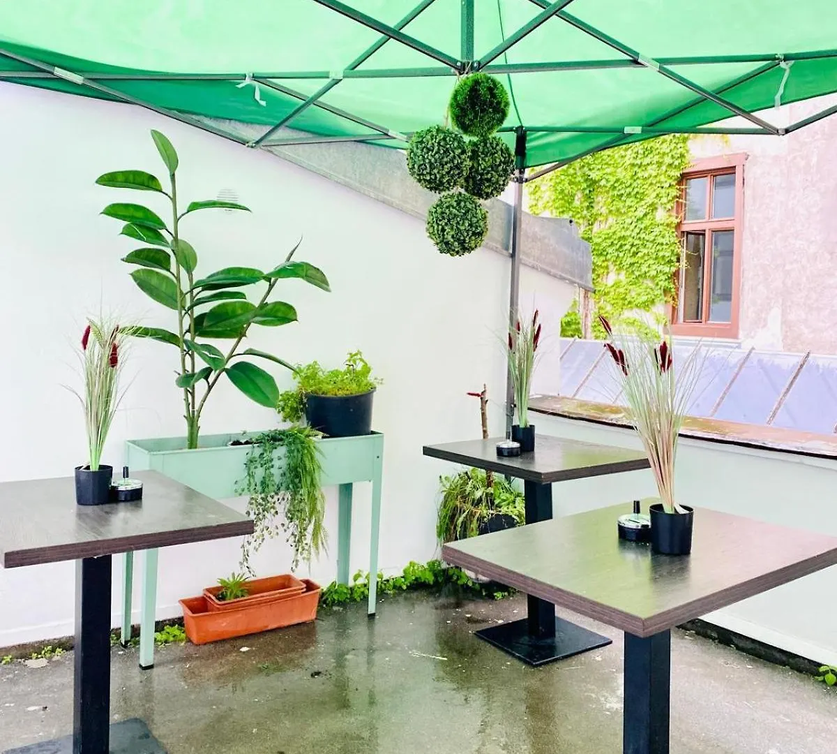 8 Fully Equipped Studio Shared Apt W Terrace Margareten Vídeň Apartmán